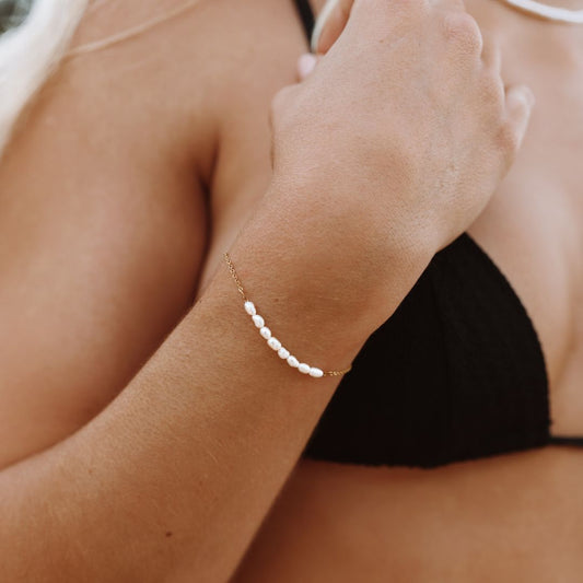 Pulsera mini de perlas de agua dulce