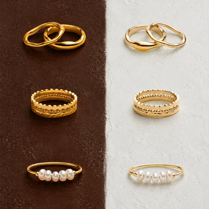 Mini Pearls Ring