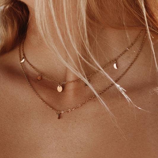 Collar en capas Boho "Río"
