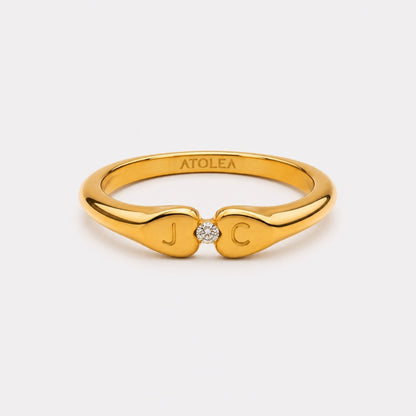 Two-Initial Crystal Ring