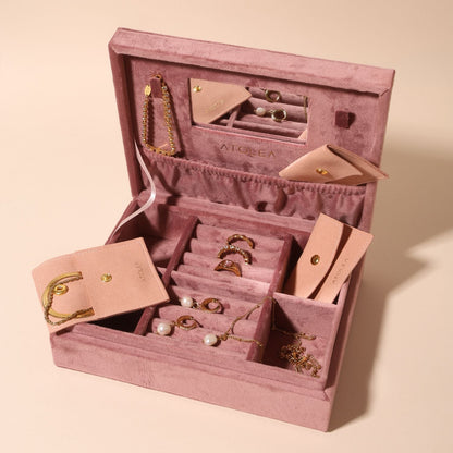Signature Velvet Jewelry Box